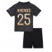 Paris Saint-Germain Nuno Mendes #25 Replika Babykläder Tredje matchkläder barn 2023-24 Korta ärmar (+ Korta byxor)